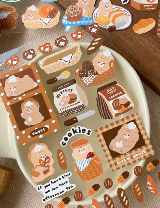 Picnic Polaroid Washi Tape/ 7cm die cut