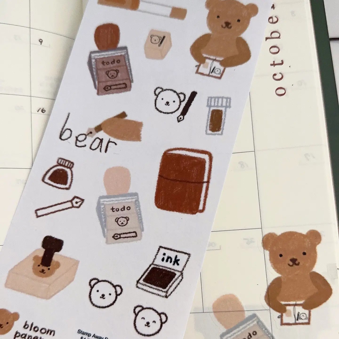 Bloom Paper Studio- Stamp Away Doodle Planner Journal Stickers