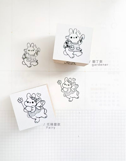 Little Rabbit Gardner Stamp