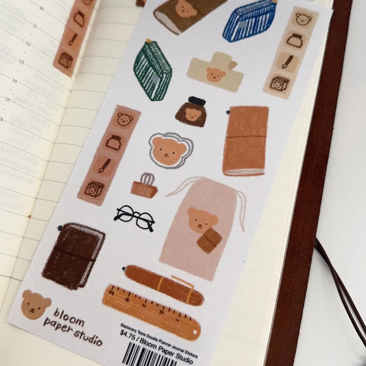 Bloom Paper Studio- 
Stationery Tools Doodle Planner Journal Stickers